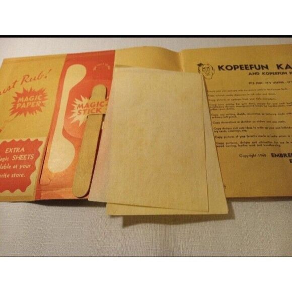 New Kopeefun Magic Copy Paper Kit with Original Complete Vintage - Picture 8 of 13